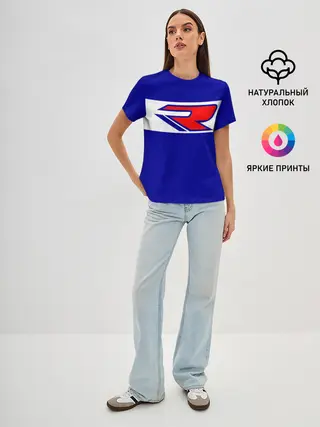 Женская базовая футболка / SUZUKI MOTO SPROT | СУЗУКИ МОТО СПОРТ