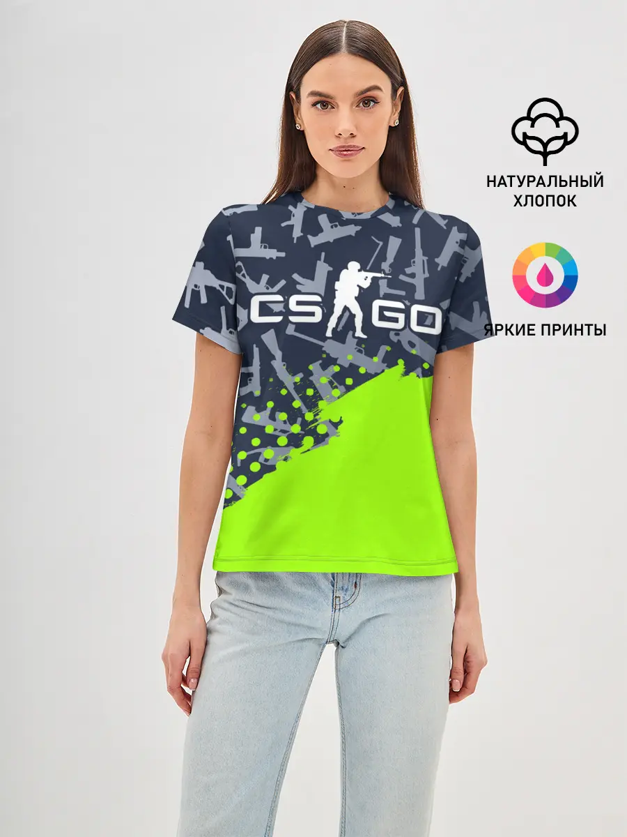 Женская базовая футболка / CS GO | КС ГО