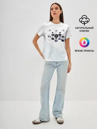 Женская базовая футболка / EXO