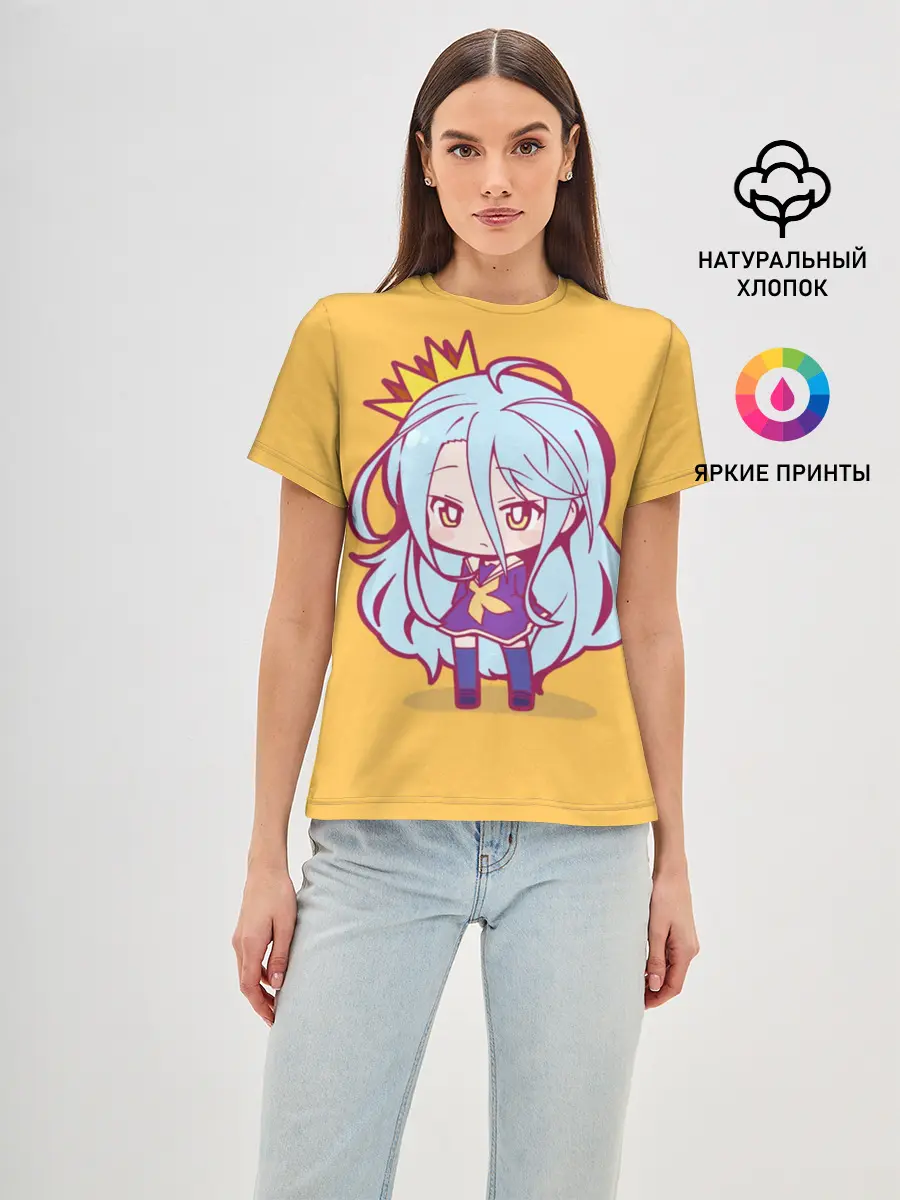 Женская базовая футболка / NO GAME NO LIFE