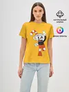 Женская базовая футболка / CUPHEAD