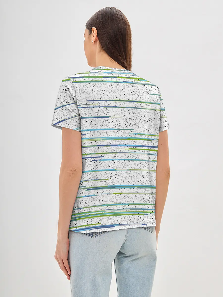 Женская базовая футболка / Абстракция