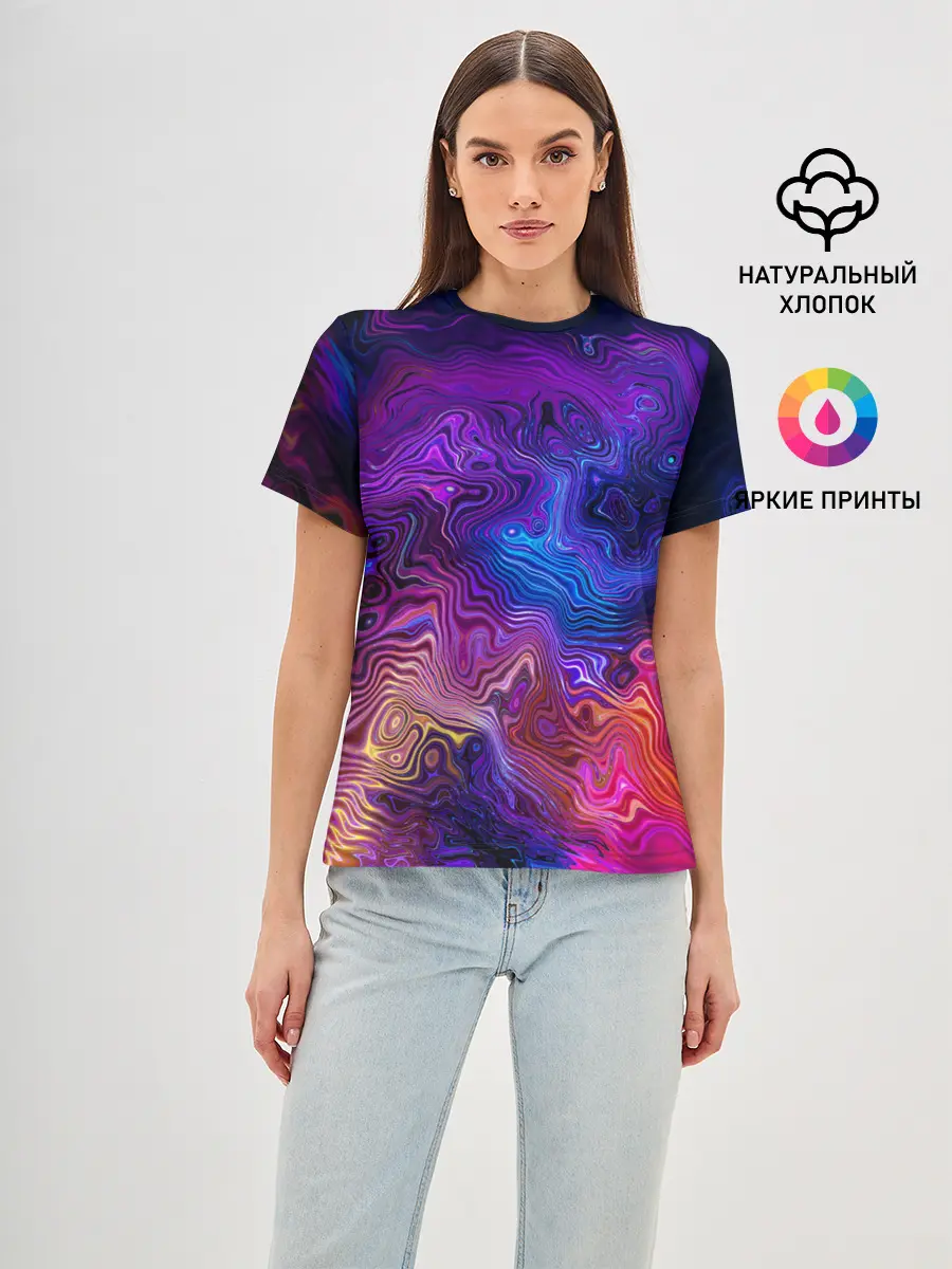 Женская базовая футболка / НЕОНОВЫЕ РАЗВОДЫ