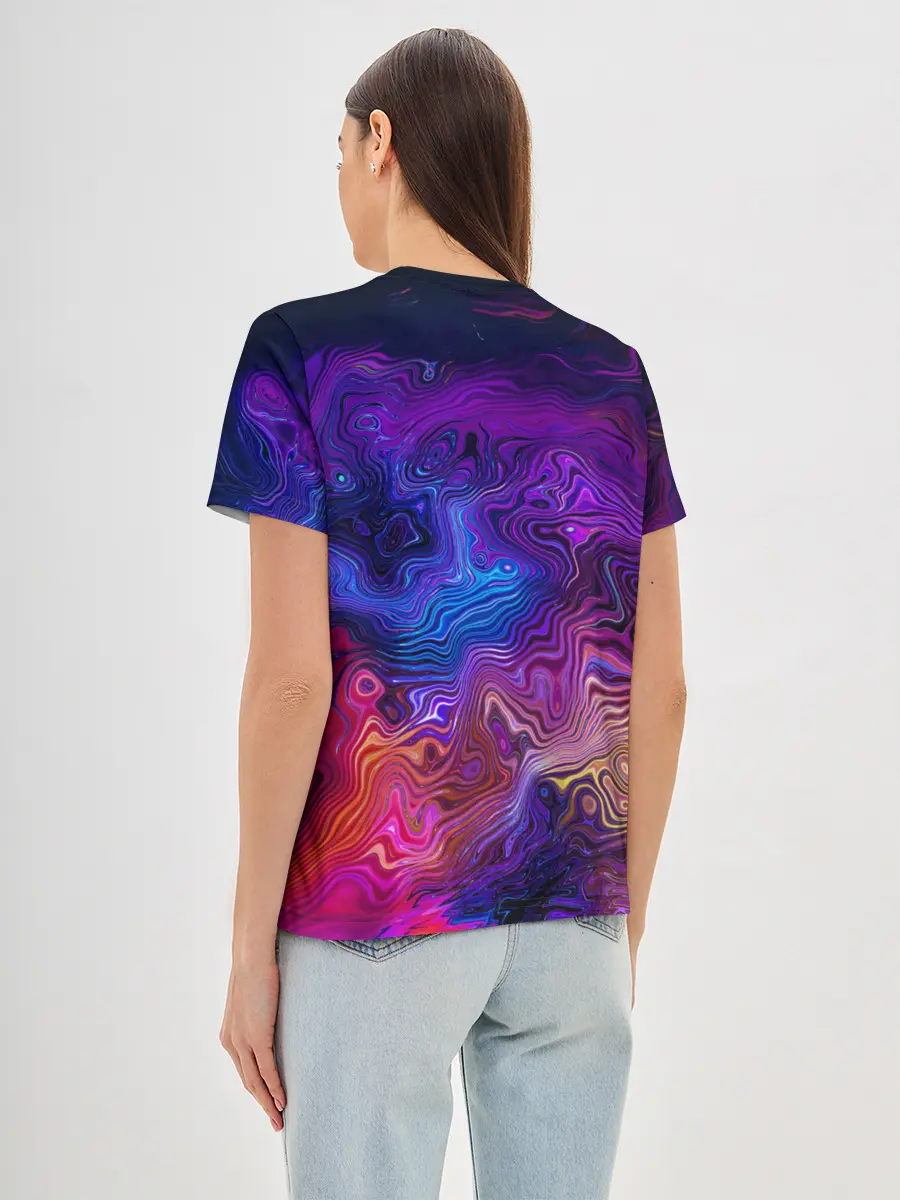 Женская базовая футболка / НЕОНОВЫЕ РАЗВОДЫ