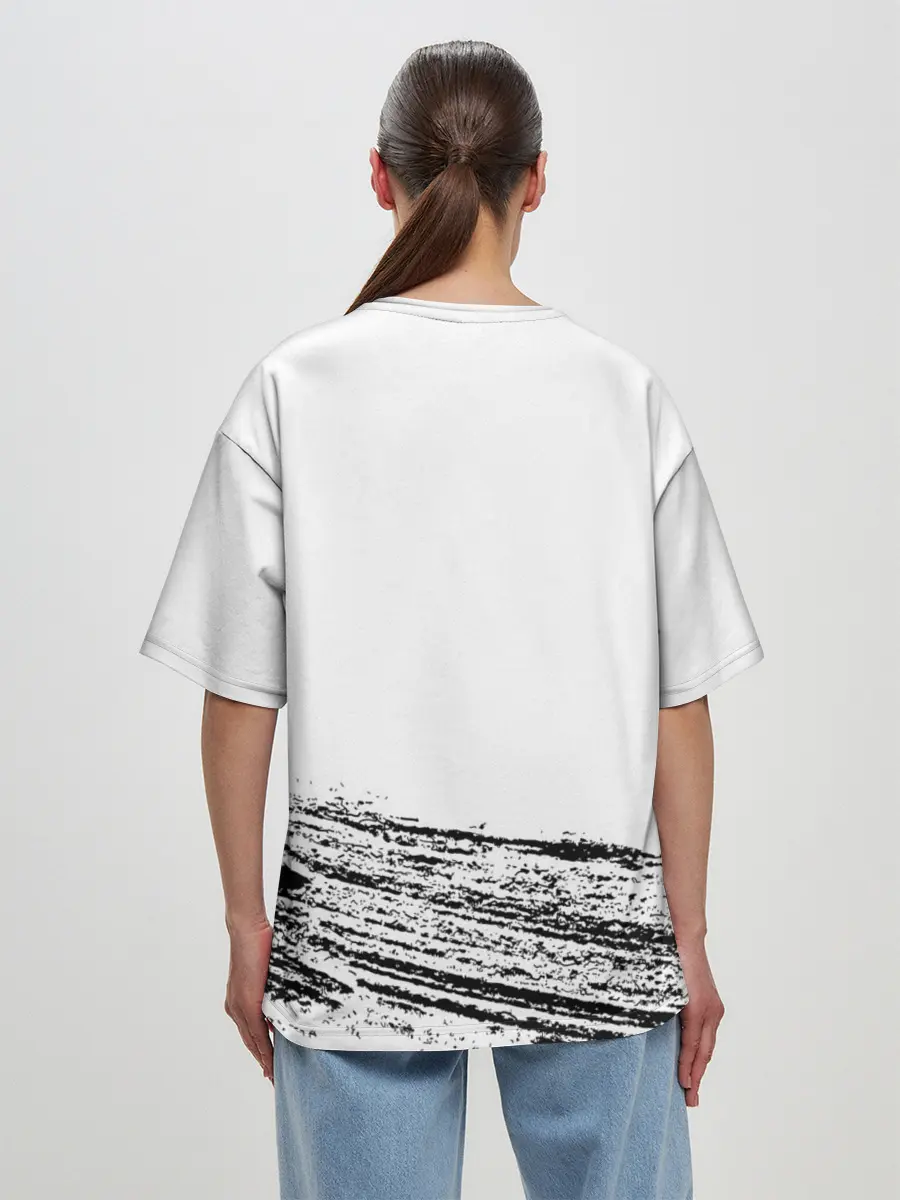 Женская футболка оверсайз / STRANGER THINGS