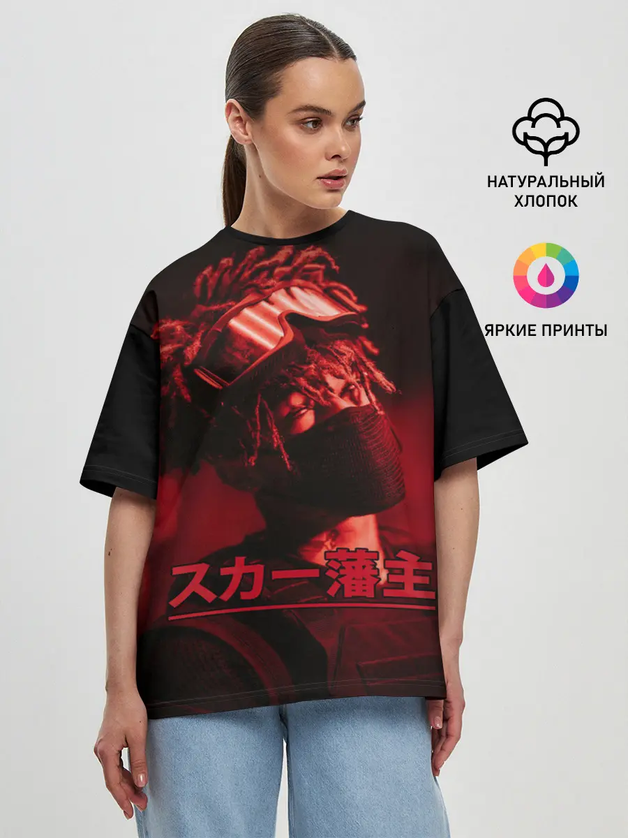 Женская футболка оверсайз / Scarlxrd