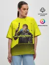 Женская футболка оверсайз / CYBERPUNK 2077
