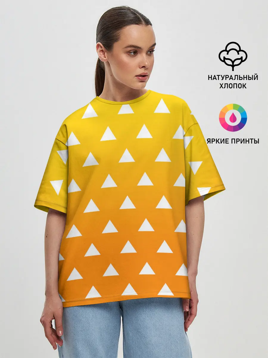 Женская футболка оверсайз / ZENITSU | ЗЕНИТСУ