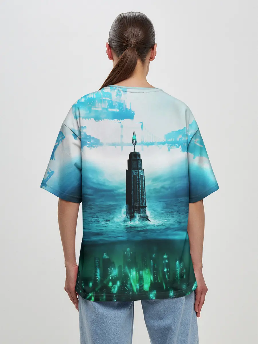 Женская футболка оверсайз / BIOSHOCK