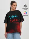 Женская футболка оверсайз / Louna