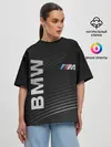 Женская футболка оверсайз / BMW