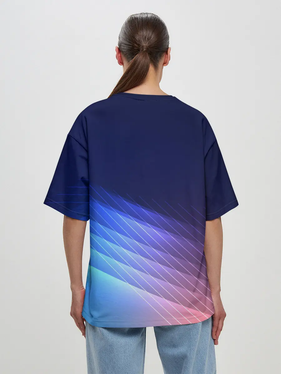 Женская футболка оверсайз / BMW