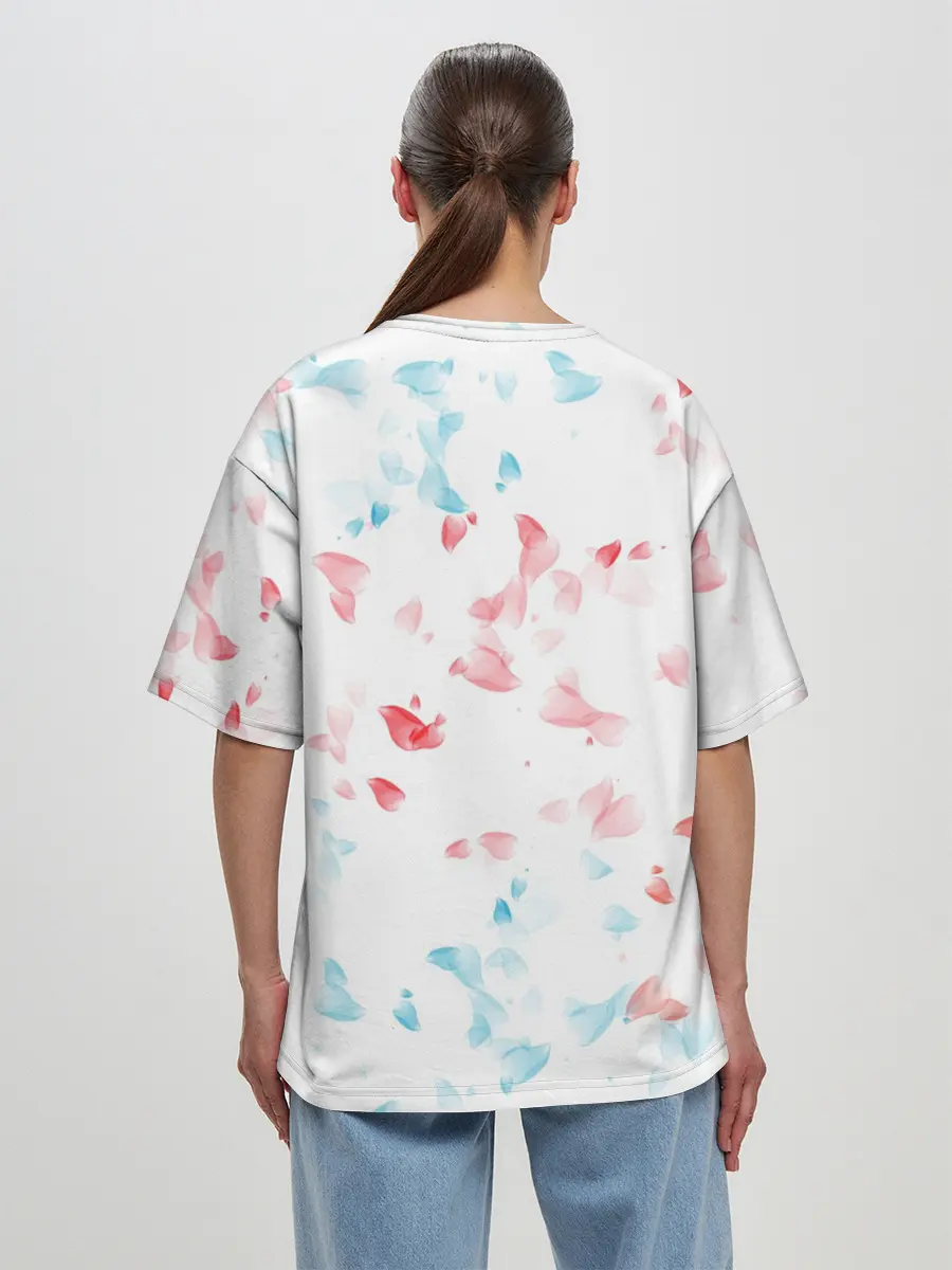 Женская футболка оверсайз / обещанный неверленд