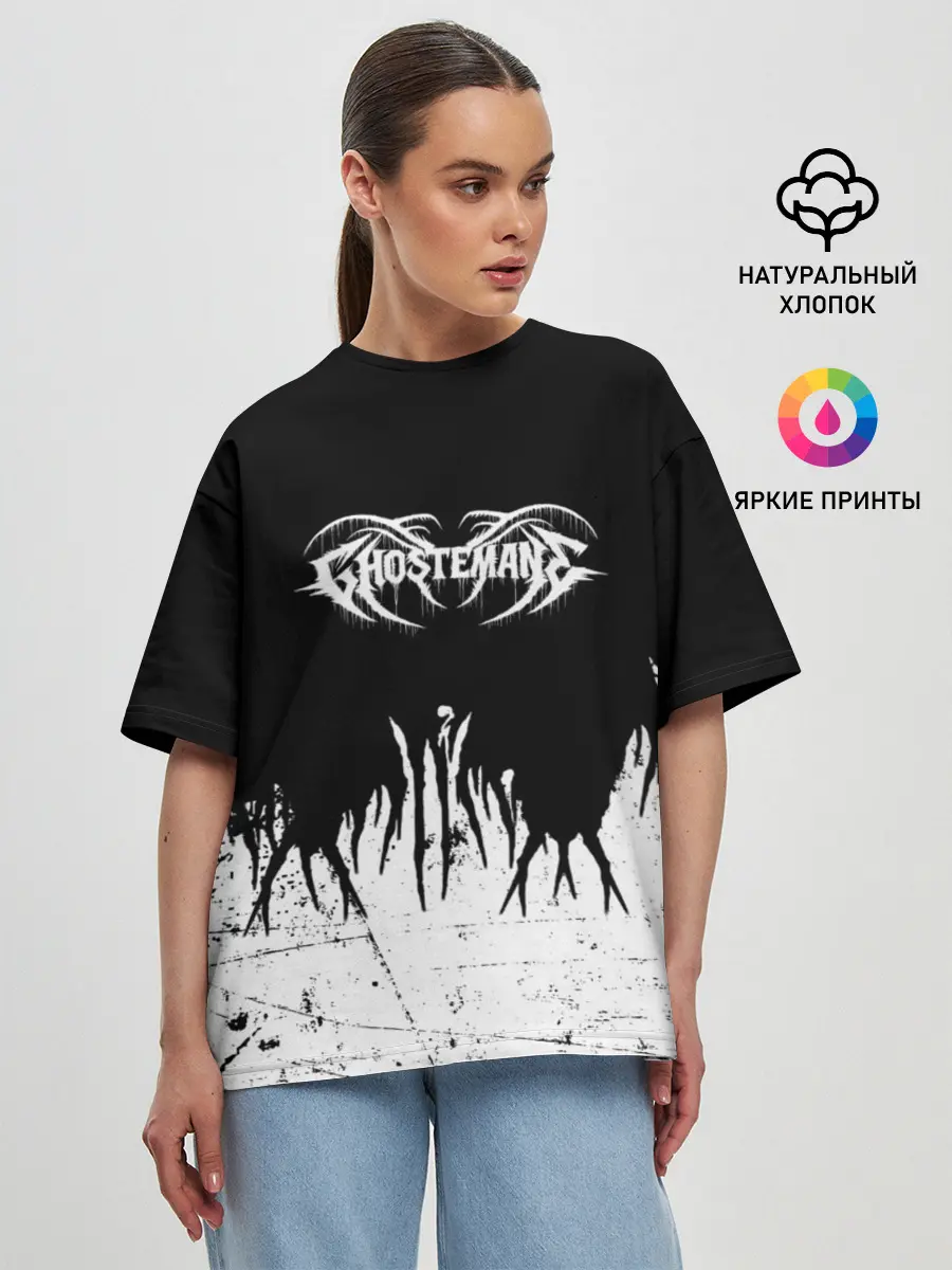 Женская футболка оверсайз / GHOSTEMANE