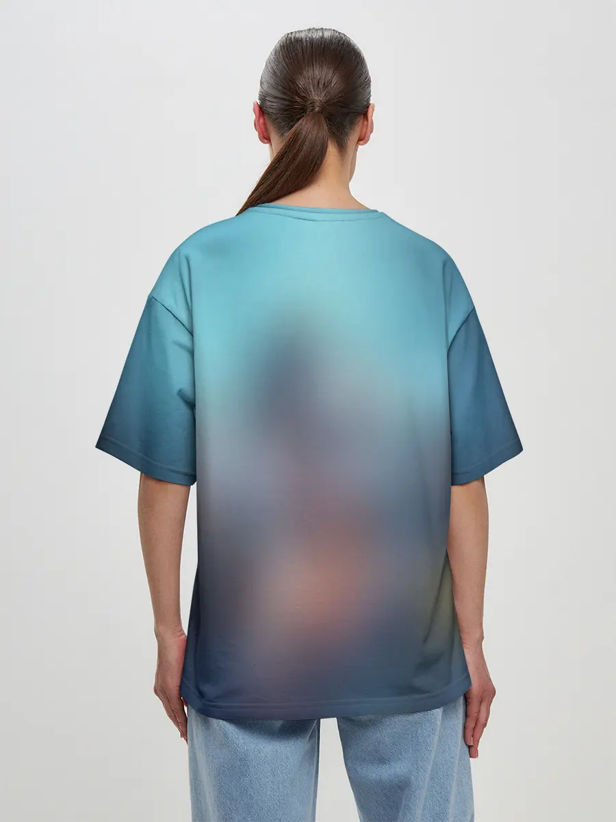 Женская футболка оверсайз / FREE FIRE