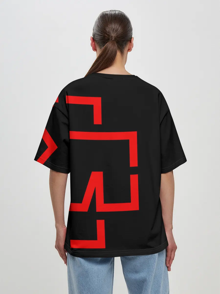 Женская футболка оверсайз / RAMMSTEIN