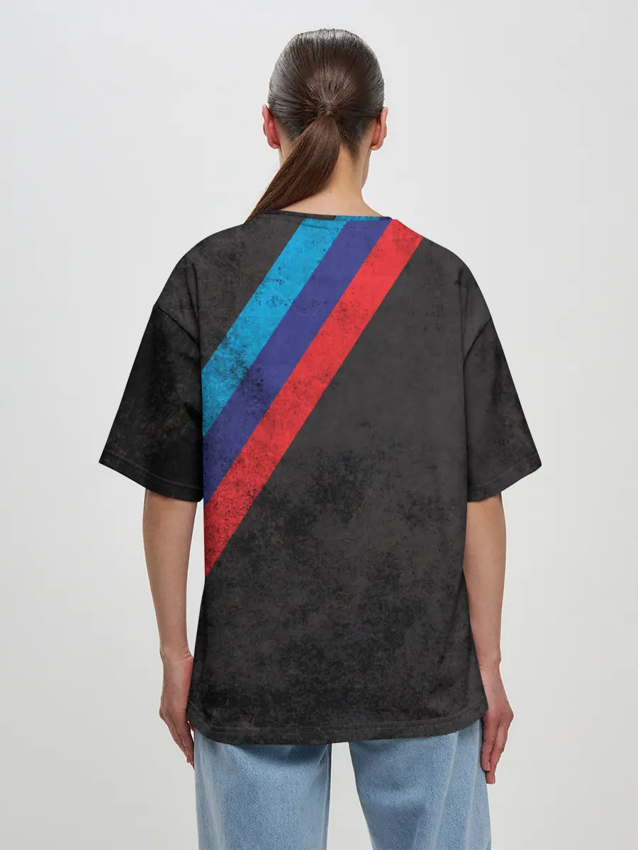 Женская футболка оверсайз / BMW