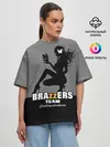 Женская футболка оверсайз / Brazzers team Casting-producer