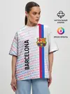 Женская футболка оверсайз / BARCELONA
