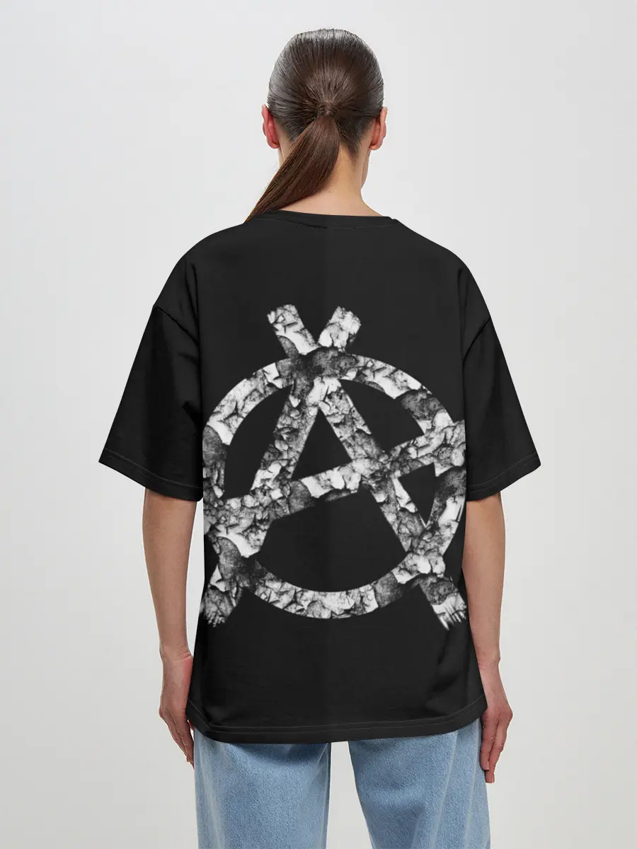 Женская футболка оверсайз / Король и Шут + Анархия