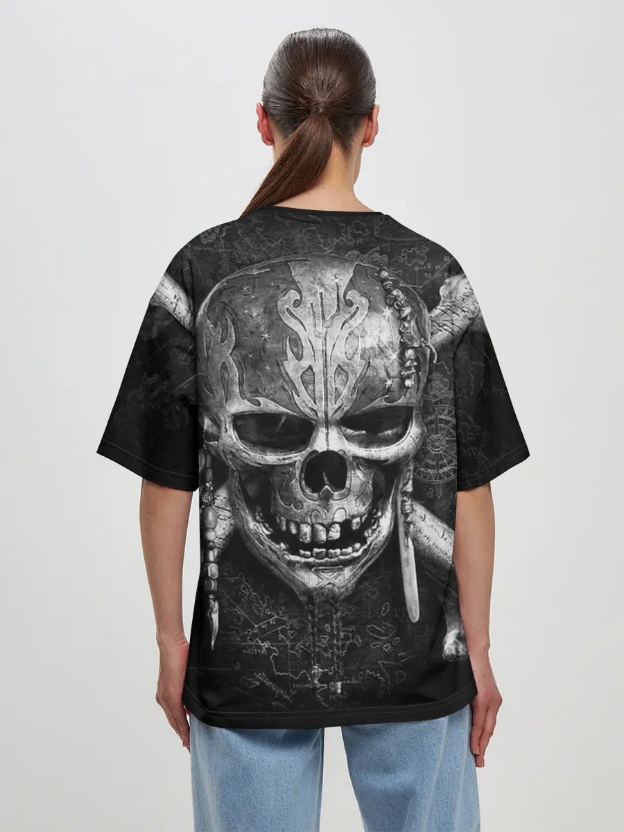 Женская футболка оверсайз / Metallica