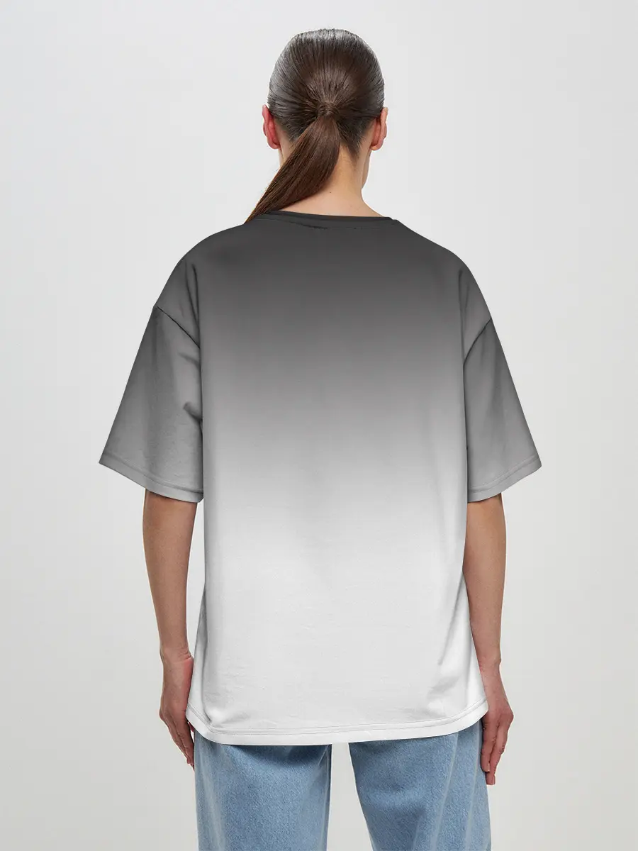 Женская футболка оверсайз / Рыба удильщик