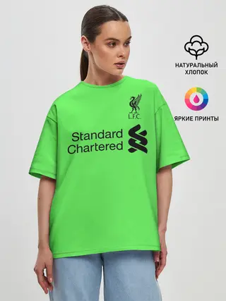 Женская футболка оверсайз / Alisson GK away 19-20