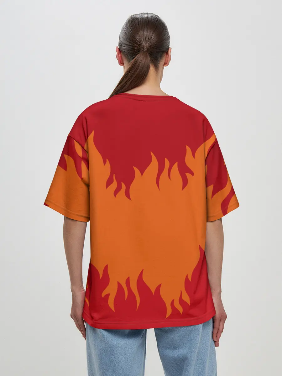 Женская футболка оверсайз / ЪУЪ СЪУКА