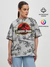 Женская футболка оверсайз / Парк Юрского Периода