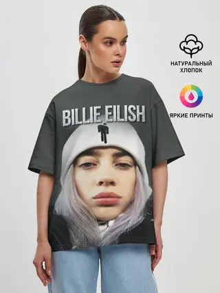 Женская футболка оверсайз / BILLIE EILISH