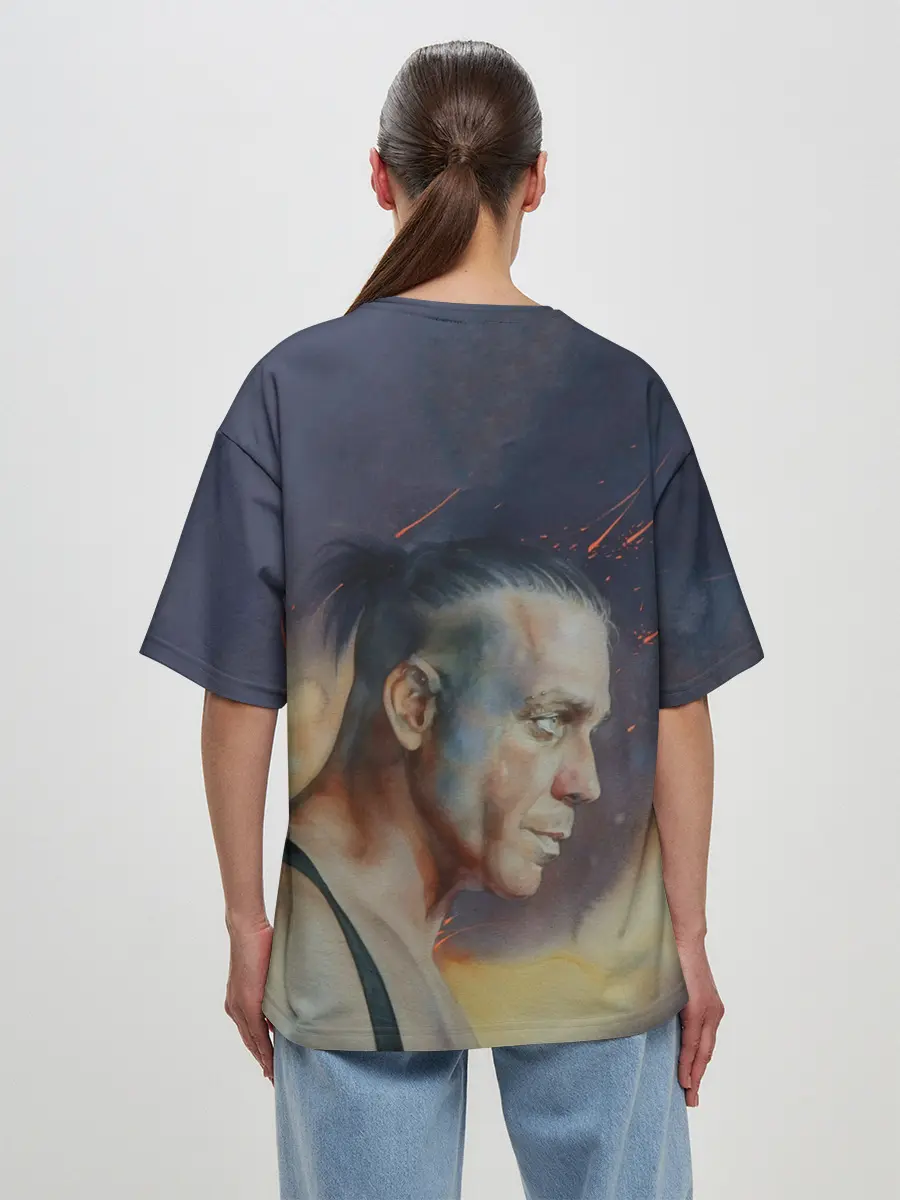 Женская футболка оверсайз / Rammstein