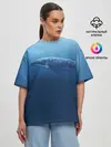 Женская футболка оверсайз / Кит