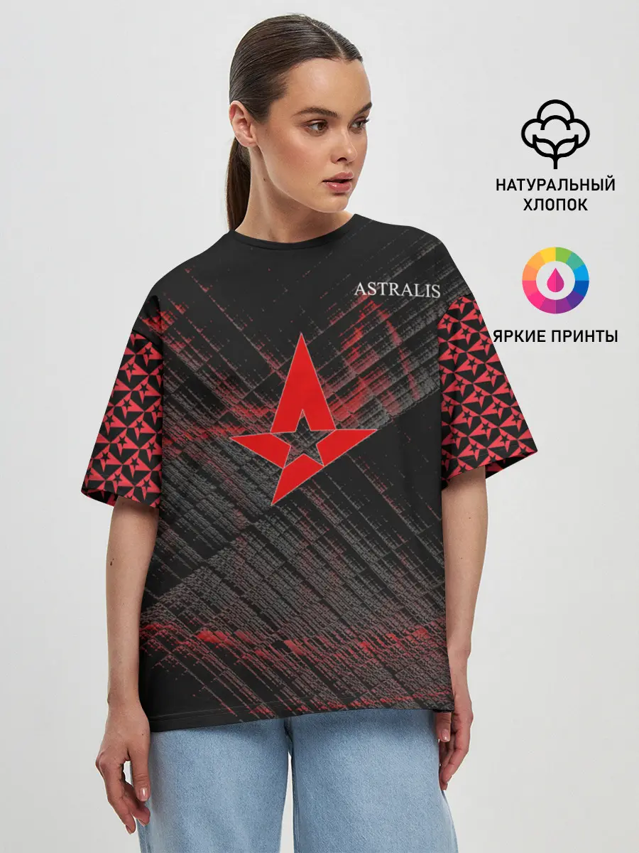 Женская футболка оверсайз / cs:go