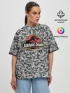 Женская футболка оверсайз / Jurassic Park