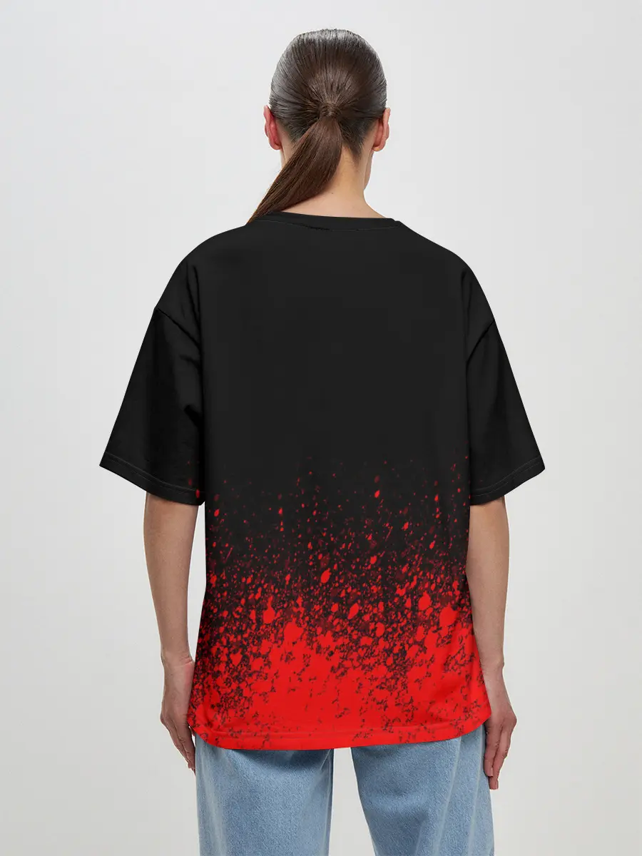 Женская футболка оверсайз / SLAYER