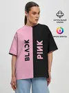Женская футболка оверсайз / BLACKPINK