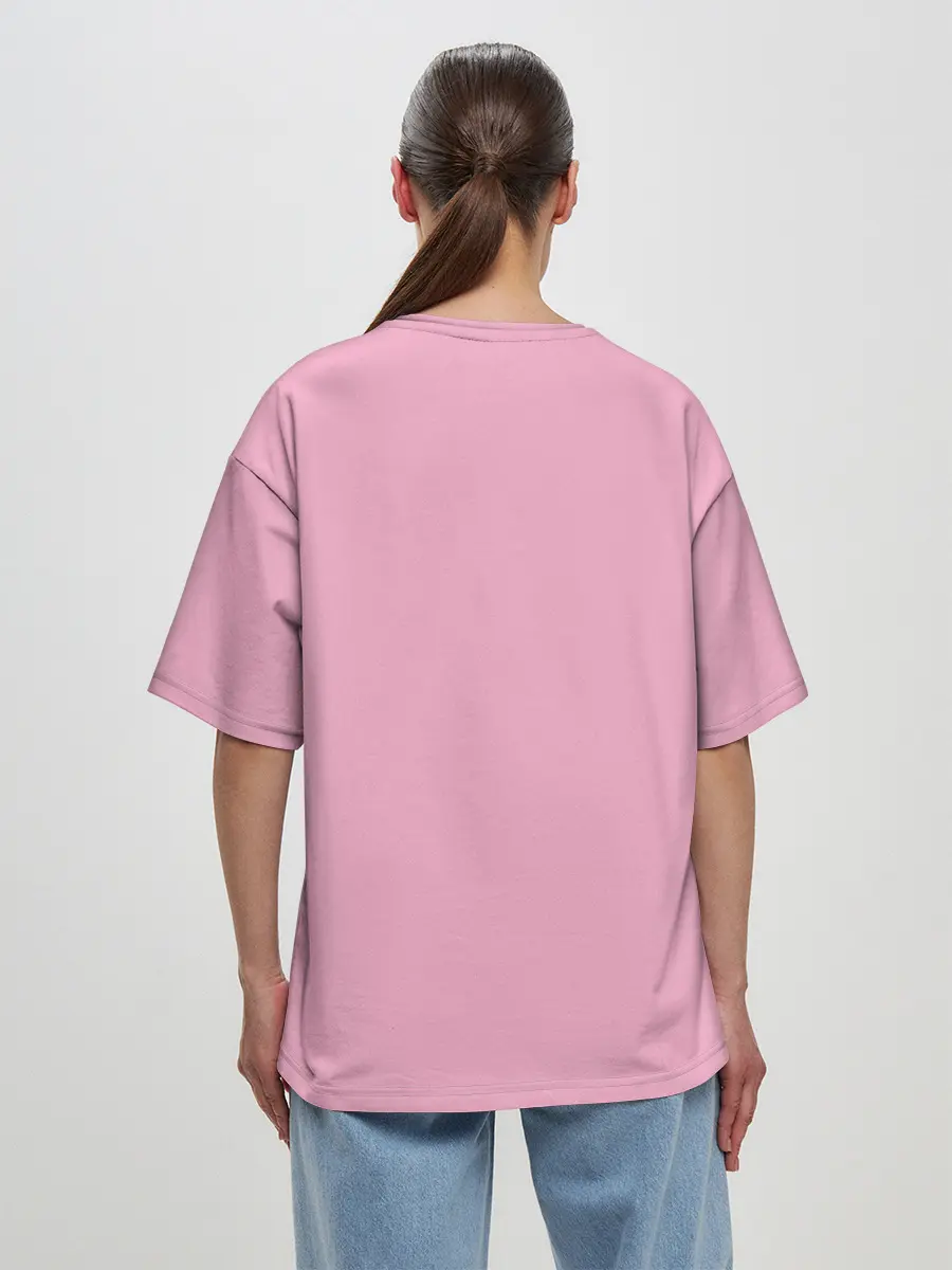 Женская футболка оверсайз / BTS and BLACKPINK