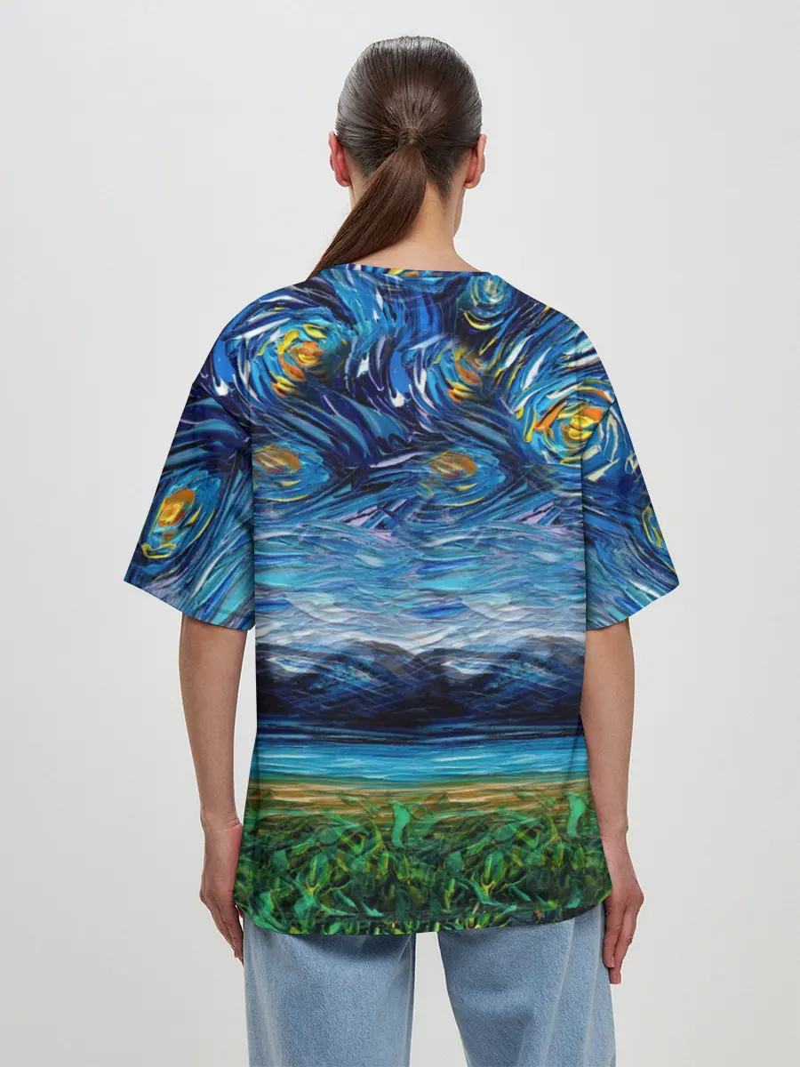 Женская футболка оверсайз / Кокер-спаниель