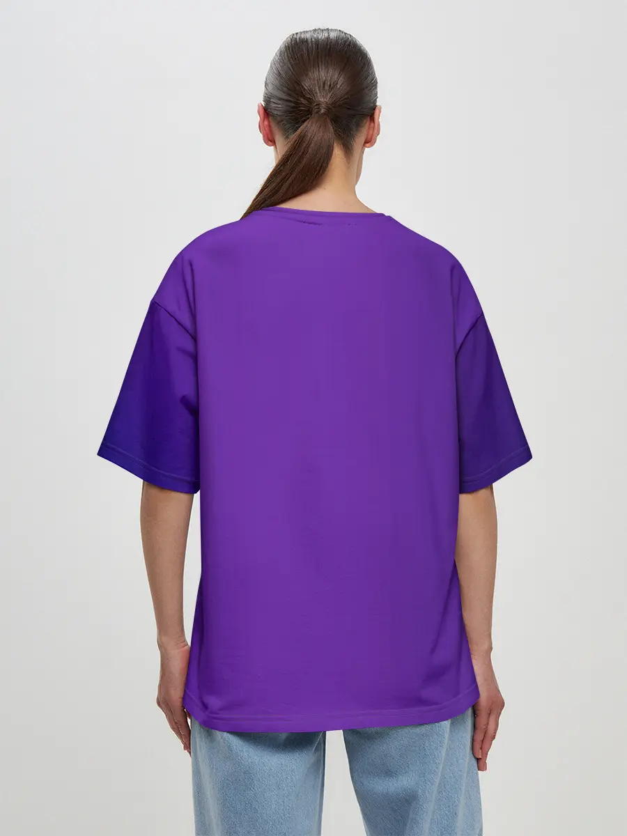 Женская футболка оверсайз / Назад в 90