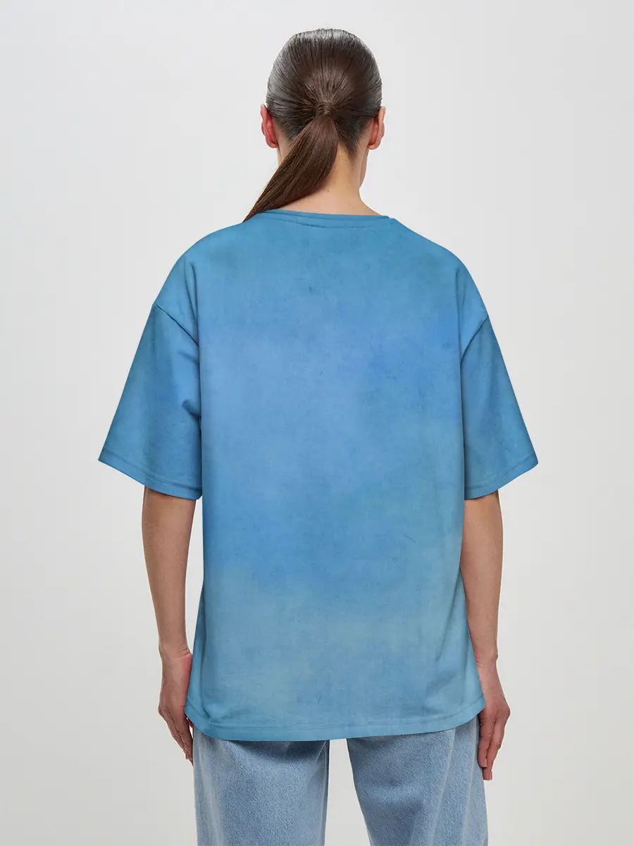 Женская футболка оверсайз / Go Dive