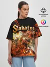 Женская футболка оверсайз / Sabaton