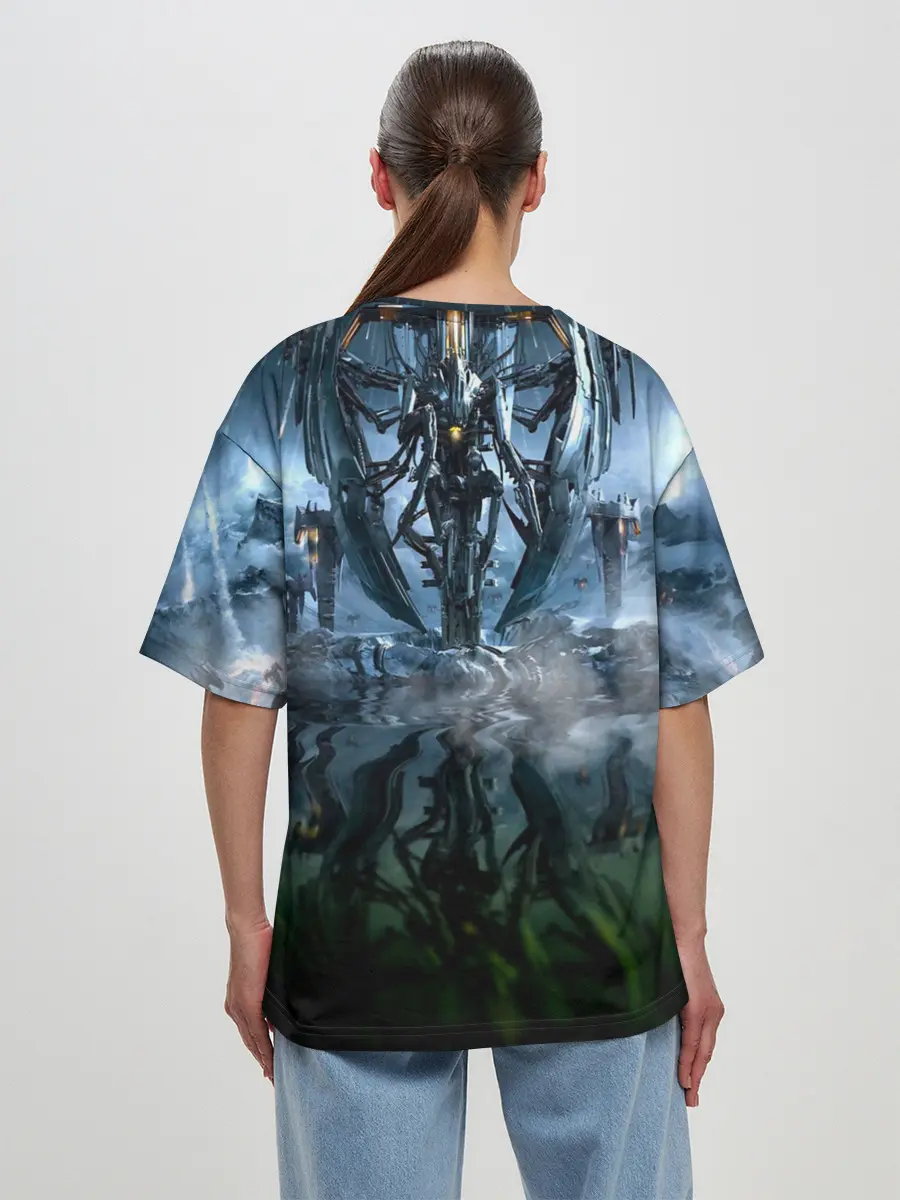 Женская футболка оверсайз / Sabaton