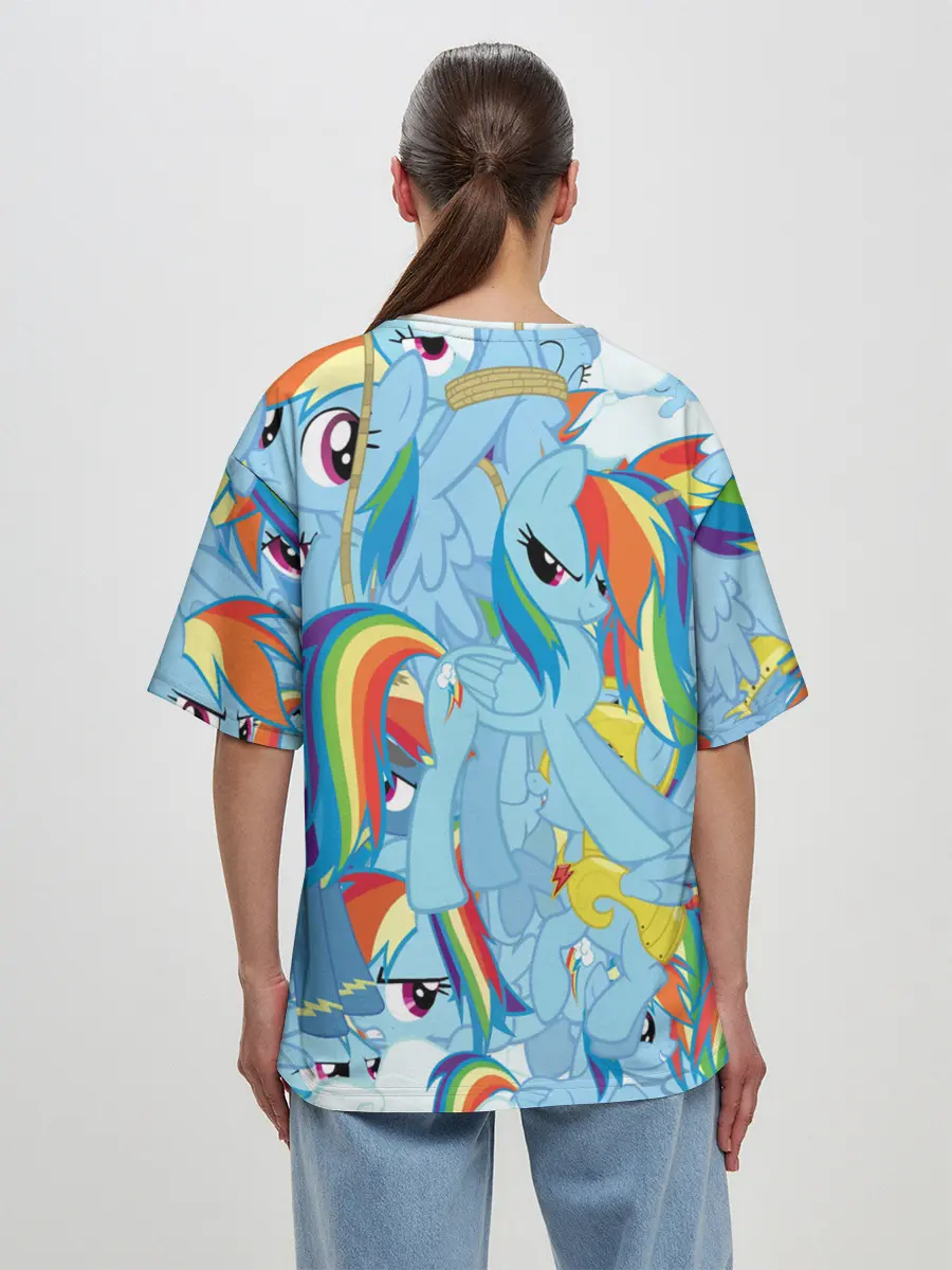 Женская футболка оверсайз / MY LITTLE PONY
