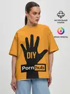 Женская футболка оверсайз / Pornhub