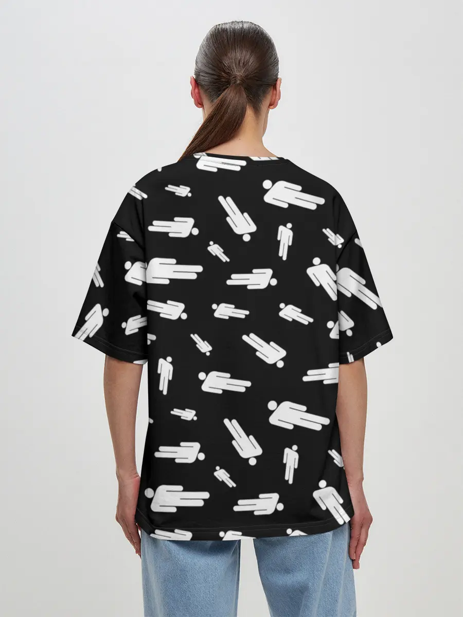 Женская футболка оверсайз / BILLIE EILISH - Blohsh