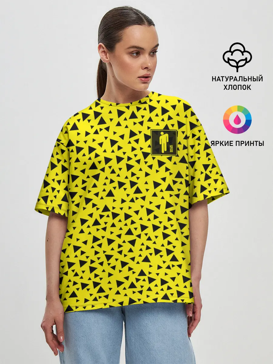 Женская футболка оверсайз / Billie Eilish