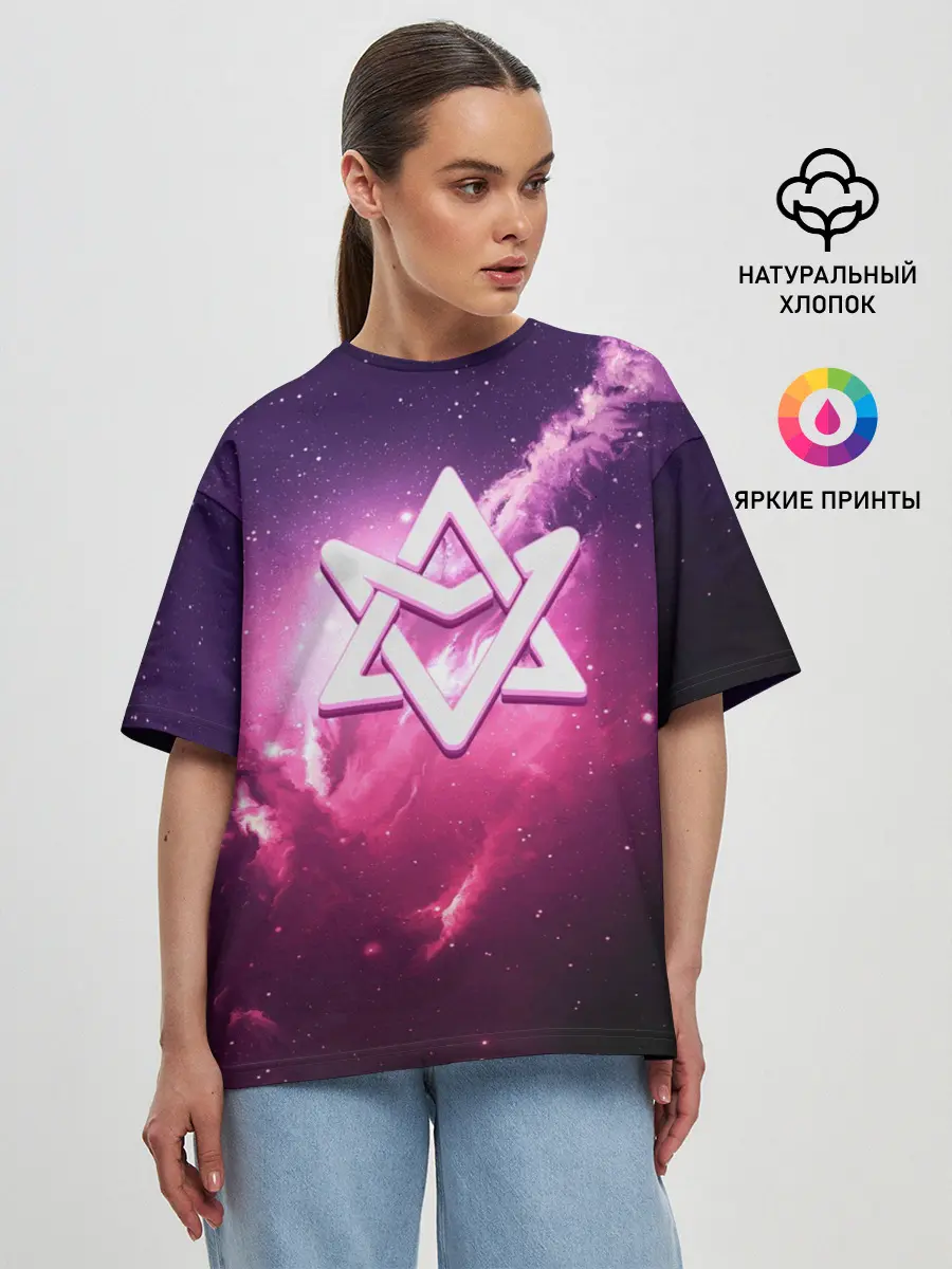 Женская футболка оверсайз / ASTRO