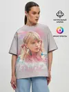 Женская футболка оверсайз / Taylor Swift