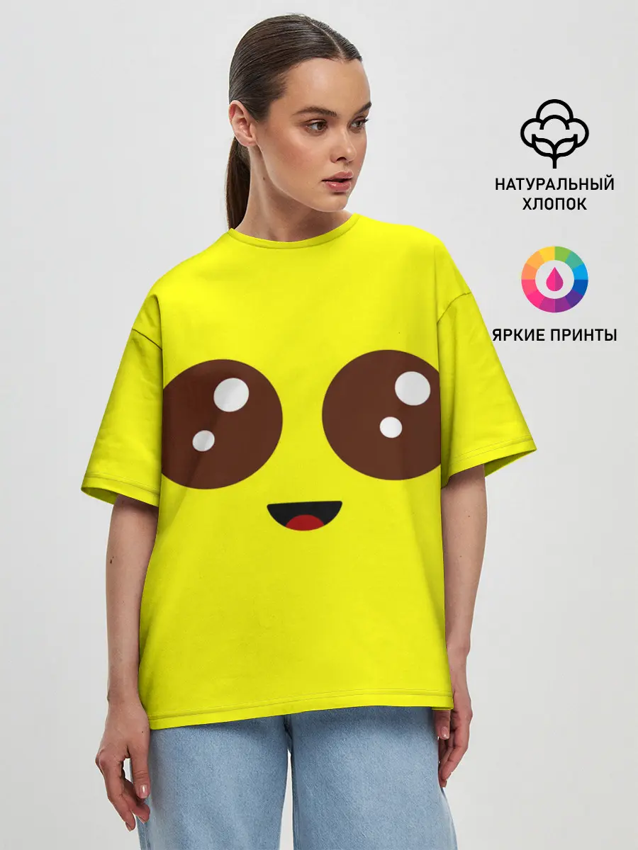 Женская футболка оверсайз / Peely Fortnite