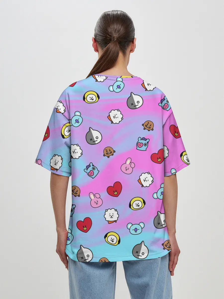 Женская футболка оверсайз / BT21